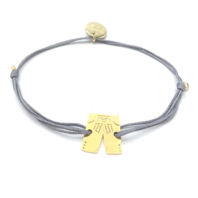 Munich Jewels Armband Lederhose vergoldet